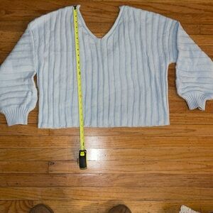 Women’s baby blue sweater size Medium